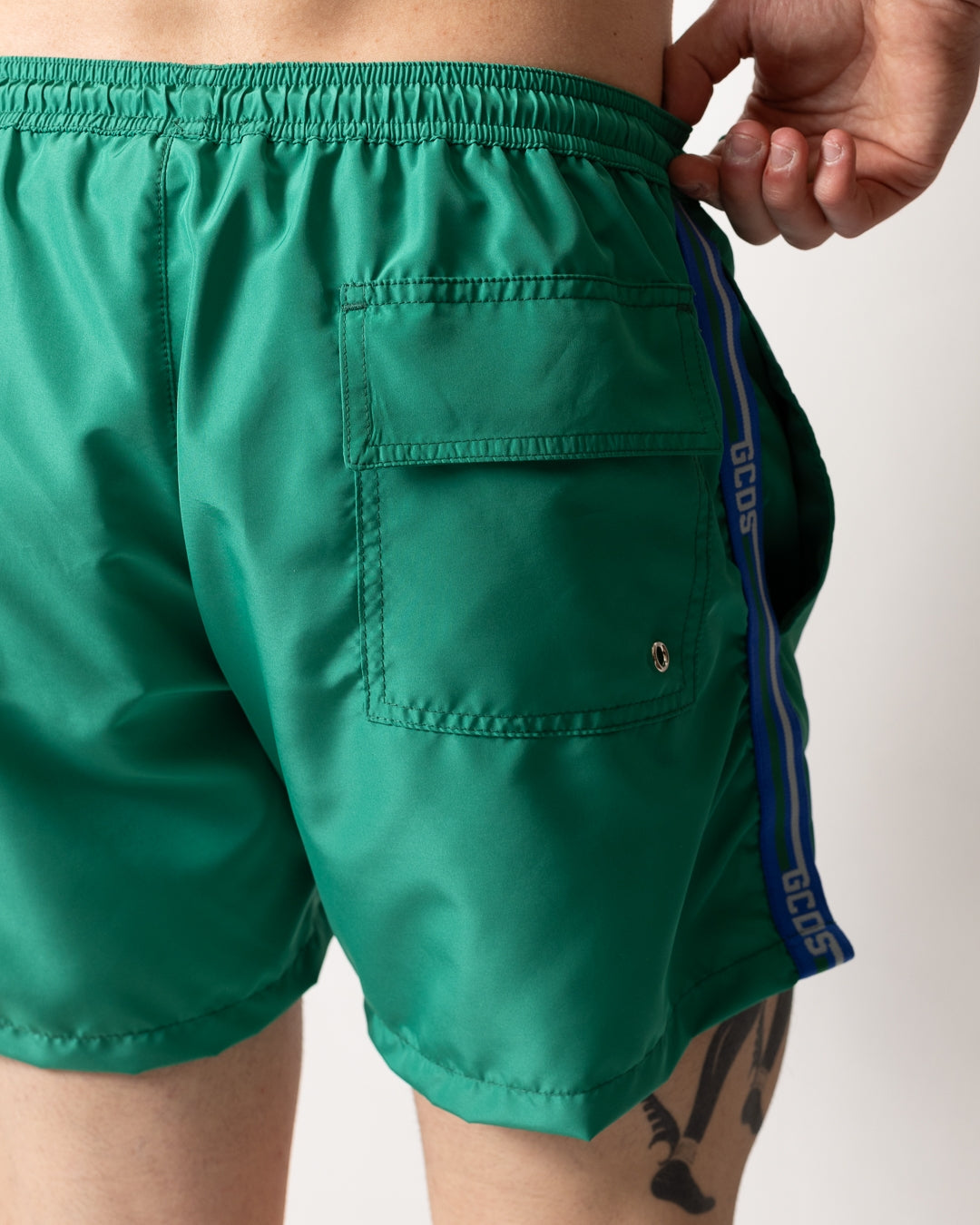 Boxer mare GCDS logo tape uomo
