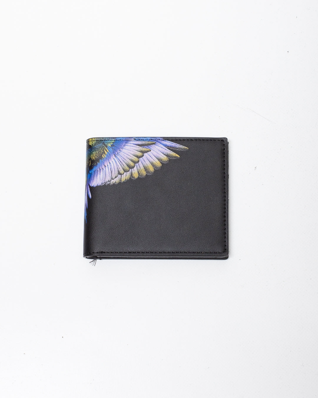 Portafoglio Marcelo Burlon in ecopelle con logo wings