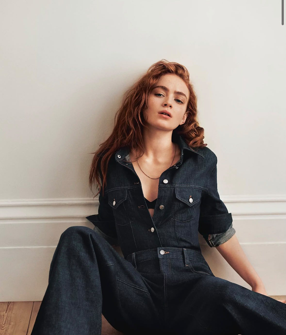 Camicia Calvin Klein Jeans in denim con cuciture a contrasto