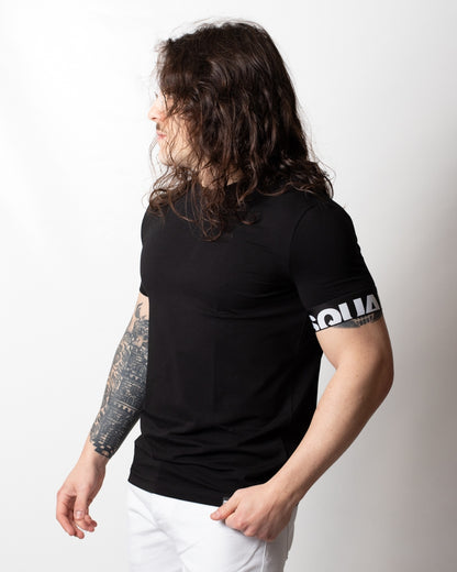 T-Shirt Dsquared2 con fascia logata uomo