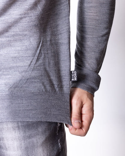 Maglia Richmond X girocollo in lana merino
