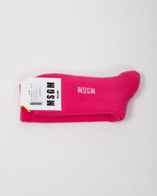 Calze MSGM in spugna "Logo Lettering"
