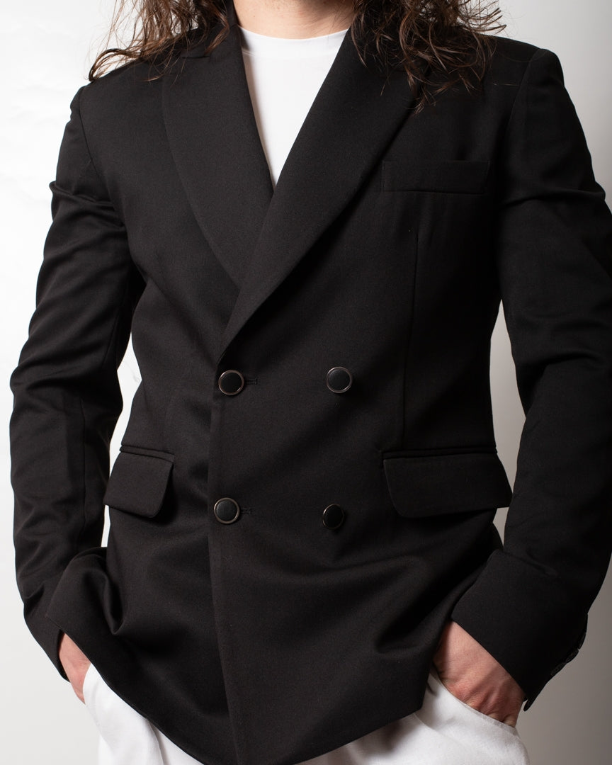 Giacca blazer Gaelle doppiopetto in poliviscosa uomo