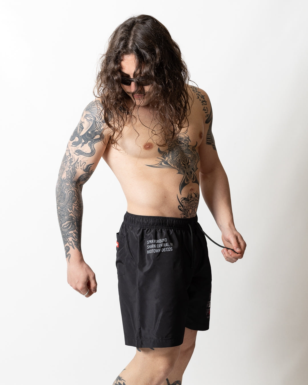 Boxer mare Sprayground con stampa monogram uomo
