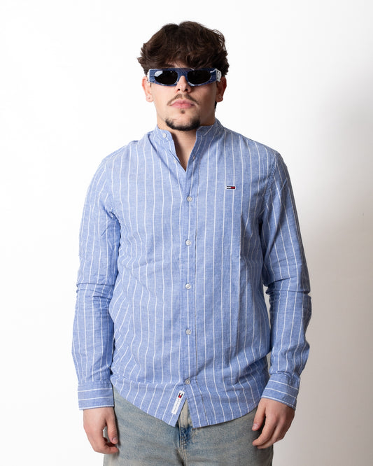 Camicia Tommy Jeans regular a strisce uomo