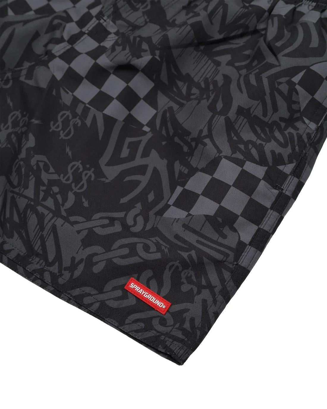 Boxer mare Sprayground fantasia con logo 3AM Check