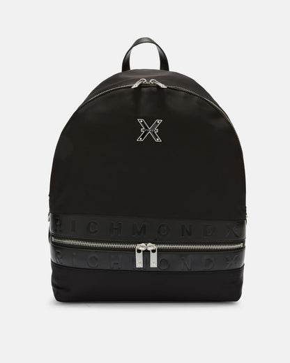 Zaino Richmond X in nylon con dettagli in pelle
