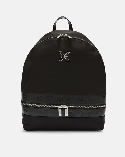 Zaino Richmond X in nylon con dettagli in pelle