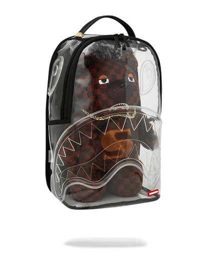 Zaino Sprayground trasparente Clear bear dlx backpack