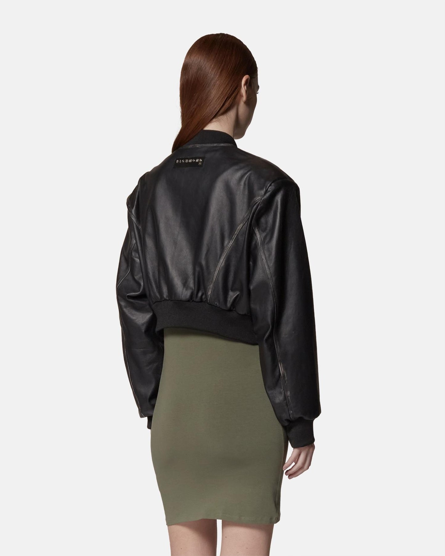 Giubbotto Richmond X cropped in vera pelle donna