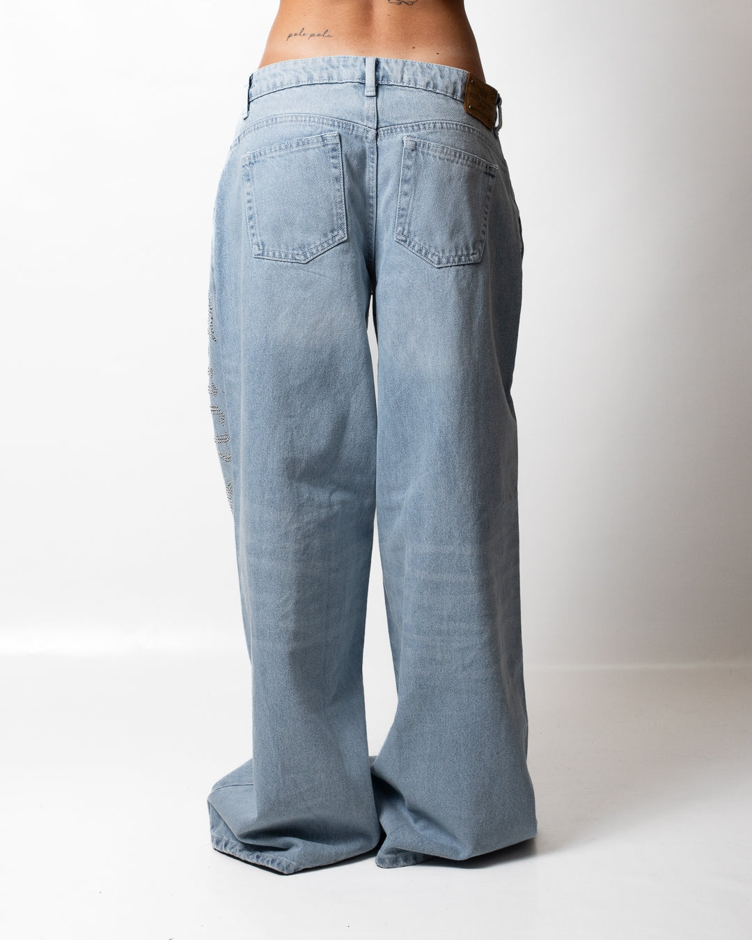 Jeans Juicy Couture "Diamante" Wide Leg donna