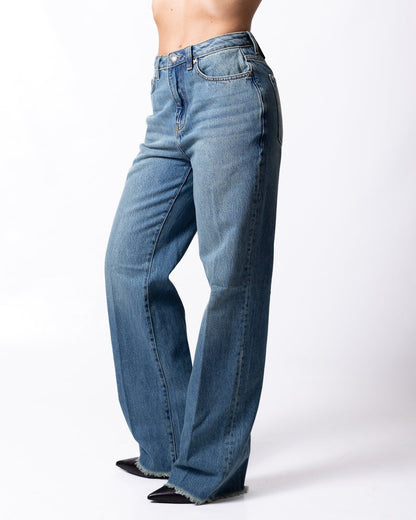 Jeans Richmond X loose fit con patch logata e ricami donna
