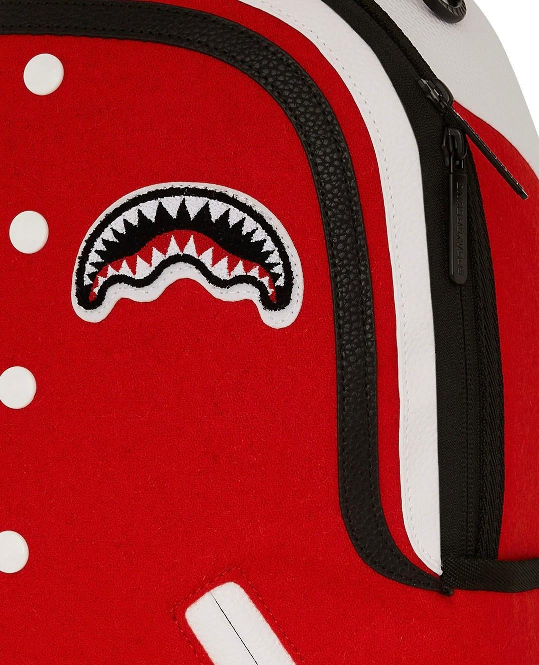 Zaino Sprayground rosso Varsity shark dlx backpack