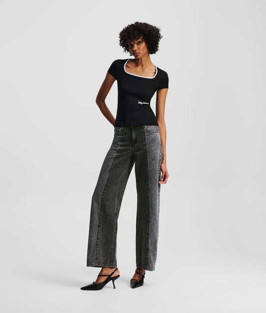 Jeans Karl Lagerfeld Jeans relaxed cinque tasche donna
