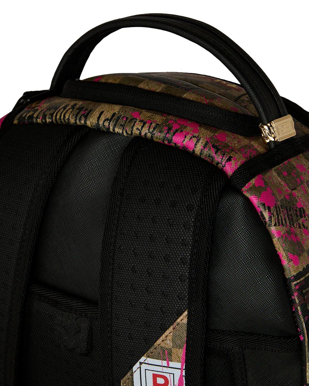 Zaino Sprayground marrone "Torn packaging rmx backpack"