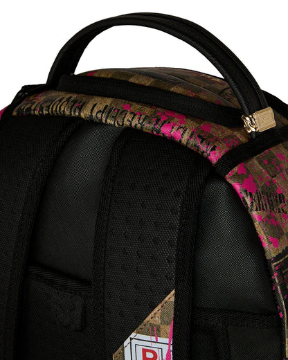 Zaino Sprayground marrone "Torn packaging rmx backpack"
