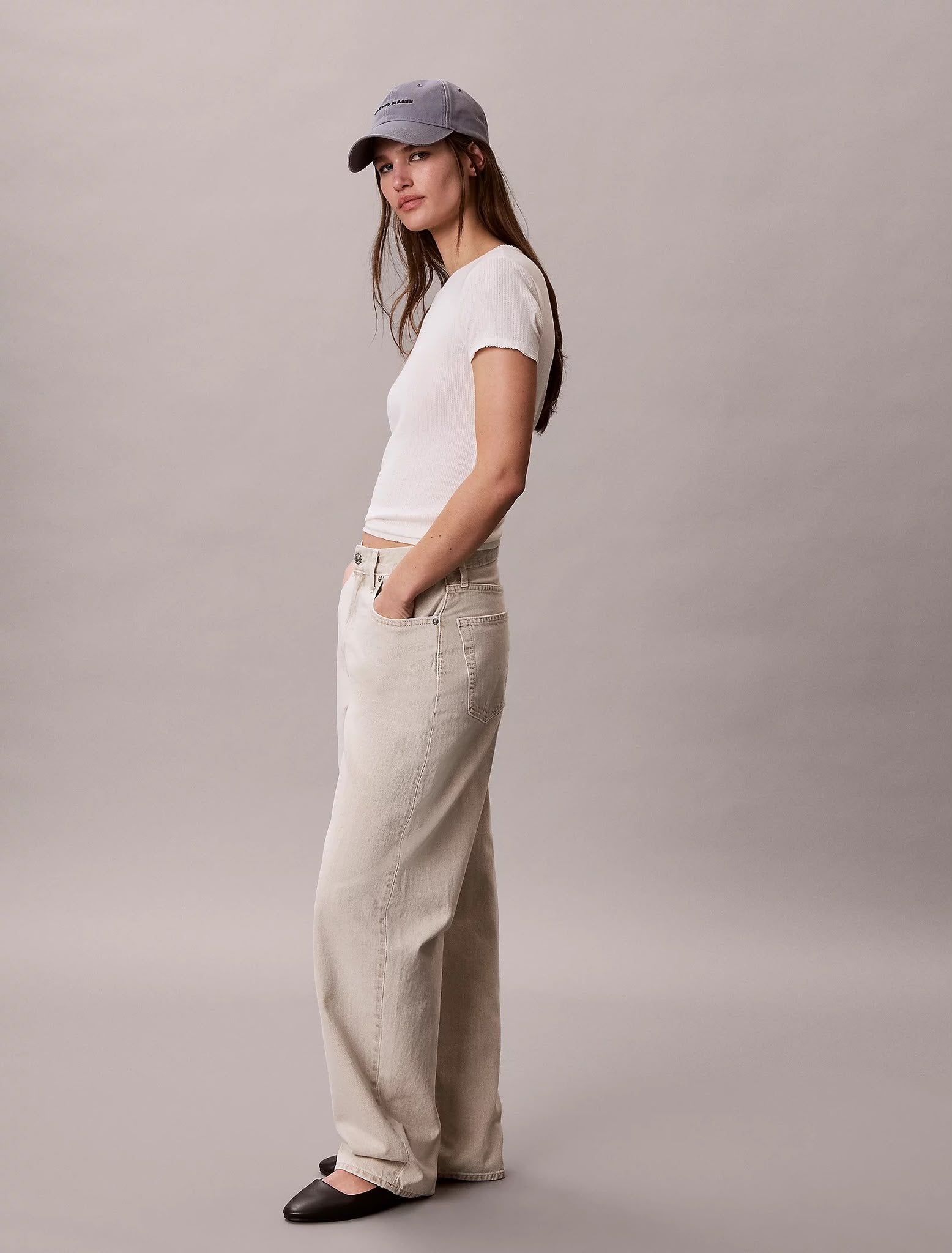 Jeans Calvin Klein "Relaxed Barrel" donna