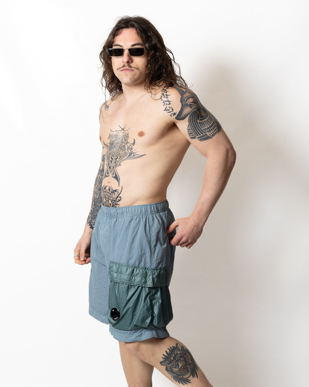 Boxer mare C.P. Company cargo in nylon uomo