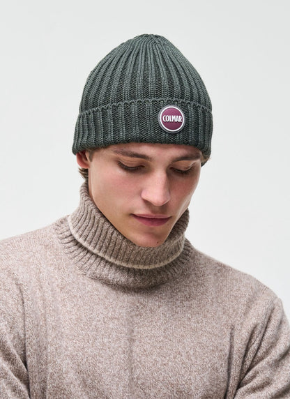 Cappello Colmar in misto lana con costine