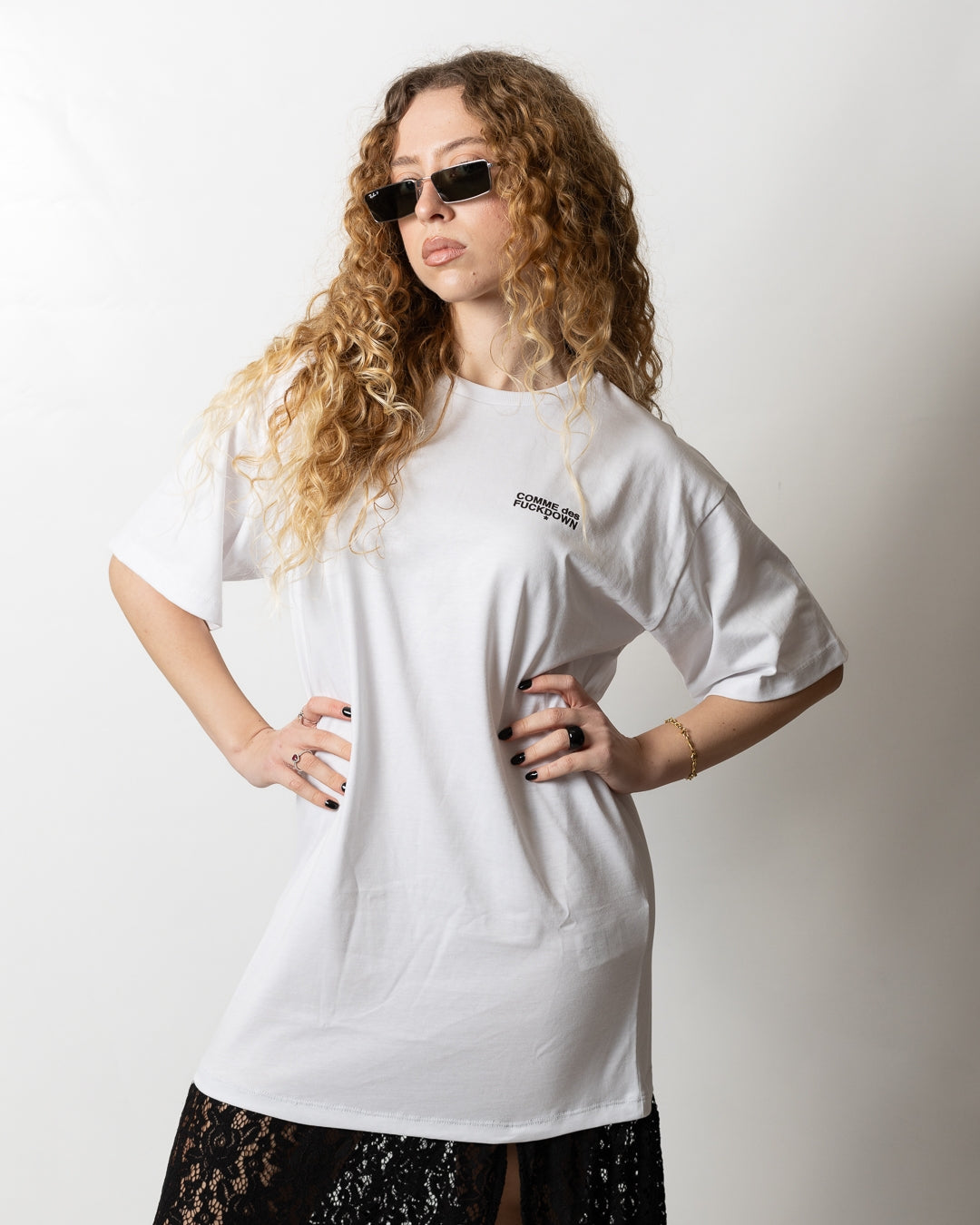 Abito Comme des Fuckdown con pizzo donna