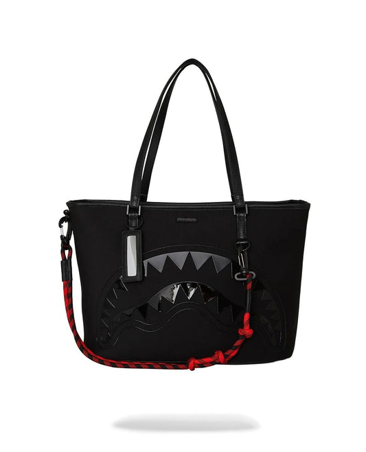 Borsa Sprayground nero Shark central kyushu muntain tote