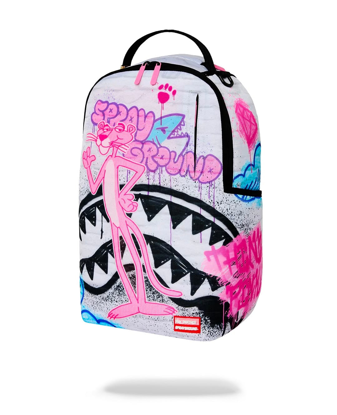 Zaino Sprayground bianco PINK PANTHER GRAFF BACKPACK 