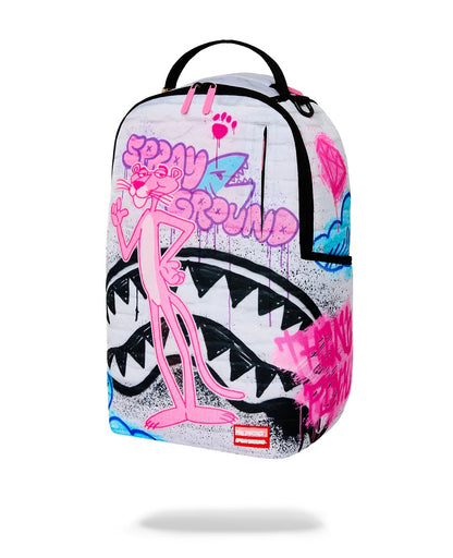Zaino Sprayground bianco PINK PANTHER GRAFF BACKPACK 