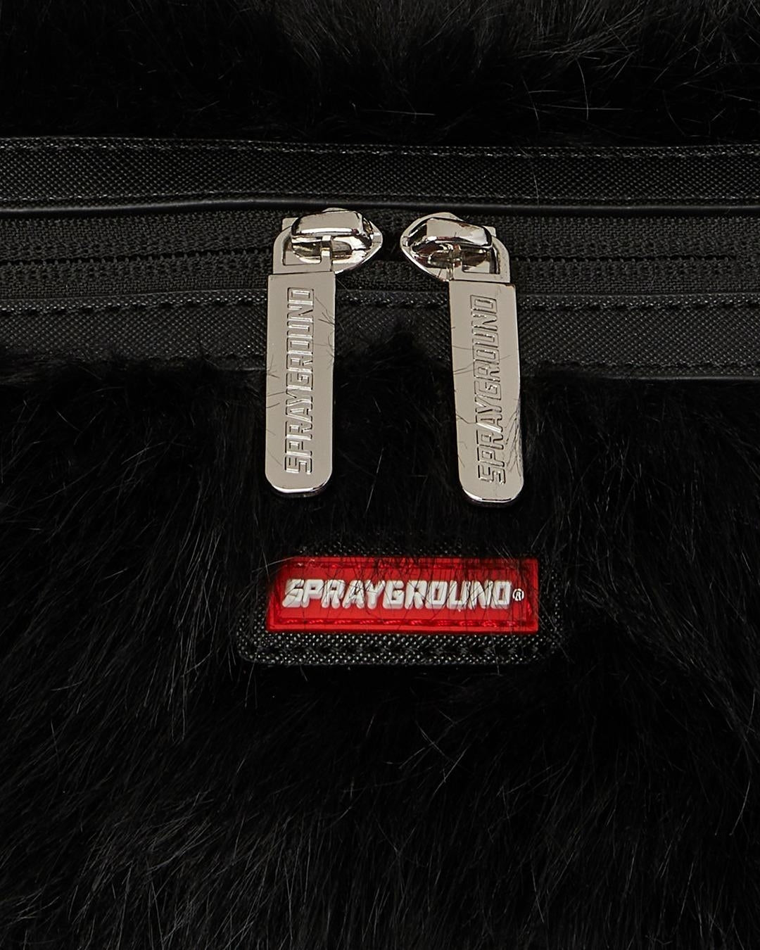 Borsa Sprayground nero "FUR CRAY BLACK MINI DUFFLE"