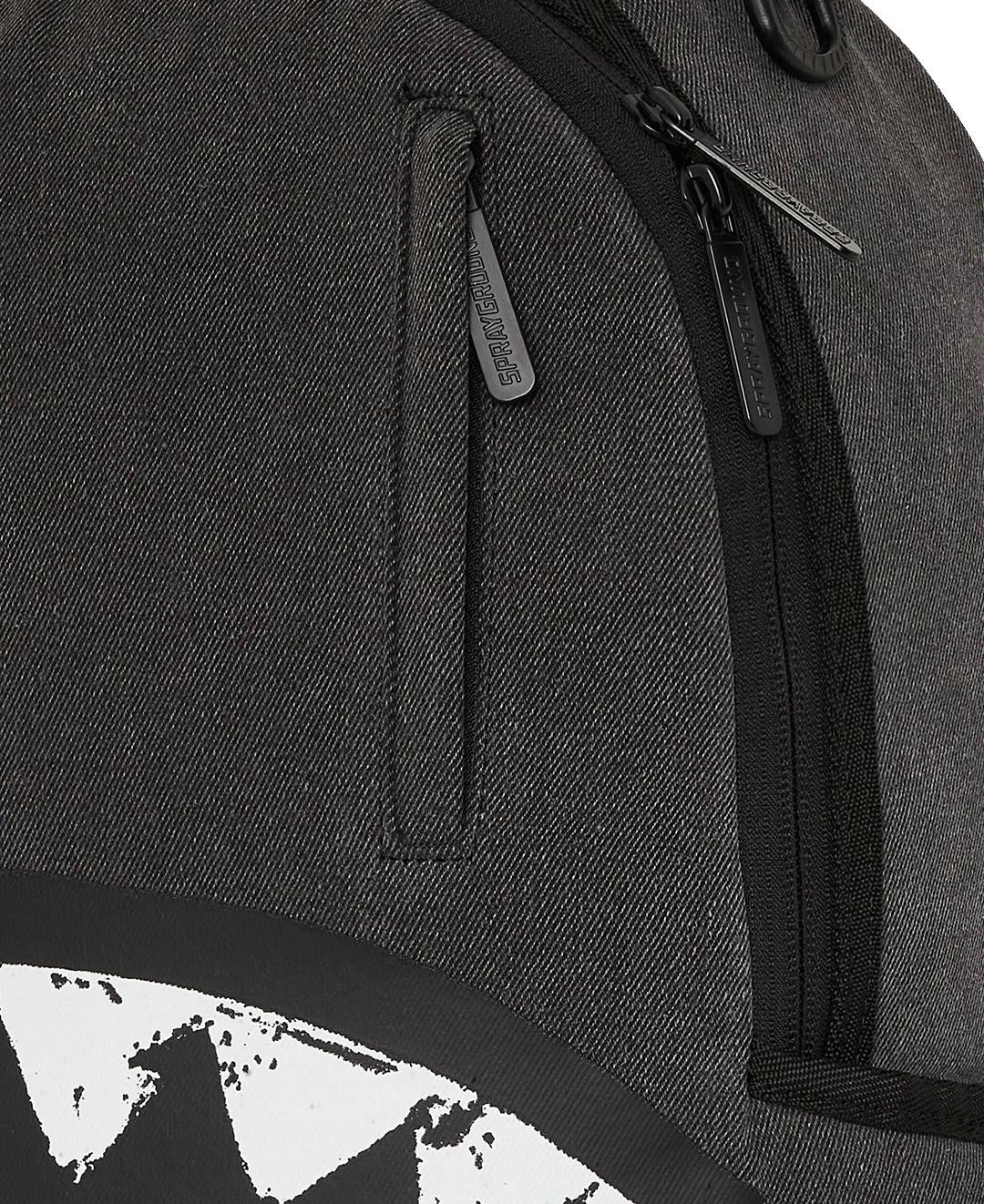 Zaino Sprayground nero Shark central painted dlxs backpack