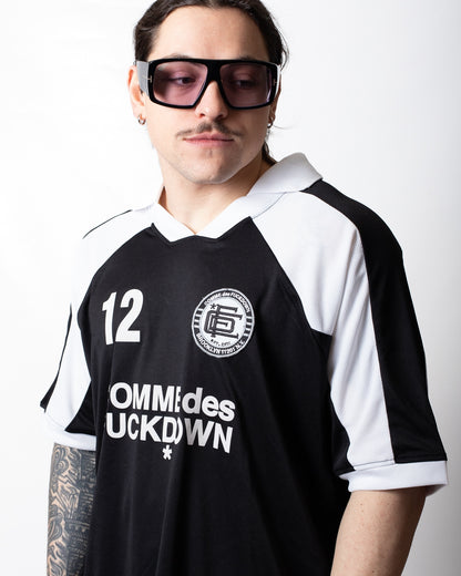 T-Shirt Comme des Fuckdown in poliestere con stampe uomo