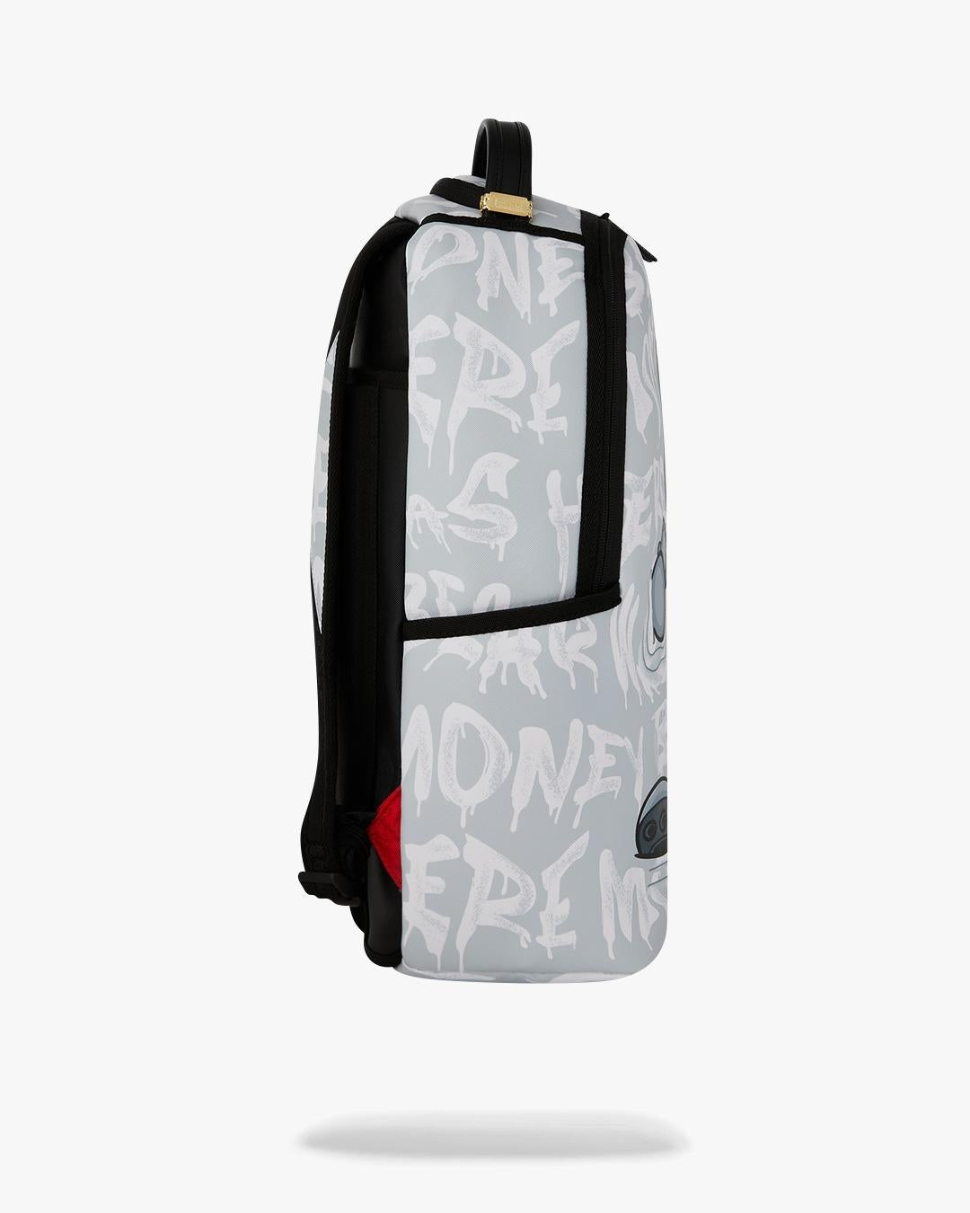 Zaino Sprayground bianco "MONEY BEAR GRAFFITI FLOAT BACKPACK"