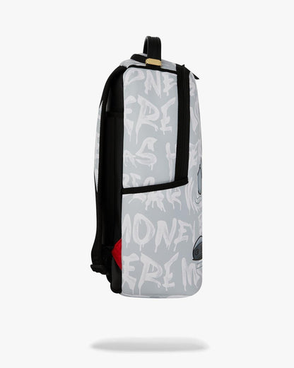 Zaino Sprayground bianco "MONEY BEAR GRAFFITI FLOAT BACKPACK"