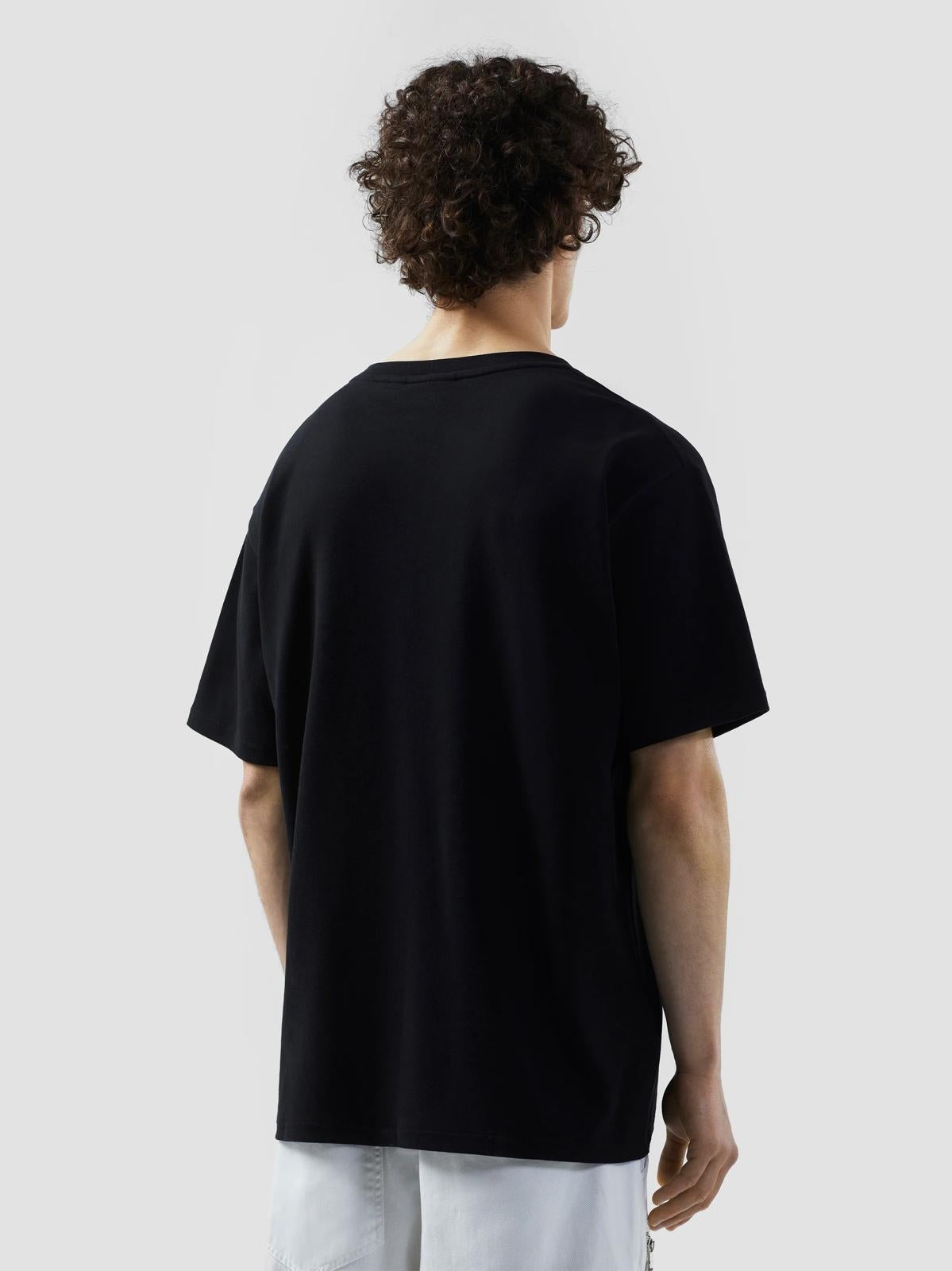 T-Shirt GCDS loose con ricamo uomo