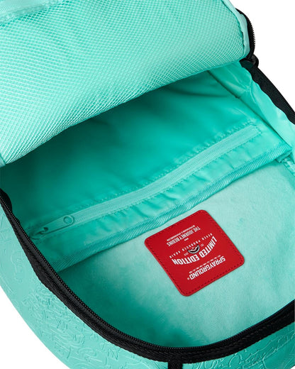 Zaino Sprayground turchese TURQUOISE DOODLE EMBOSS BACKPACK