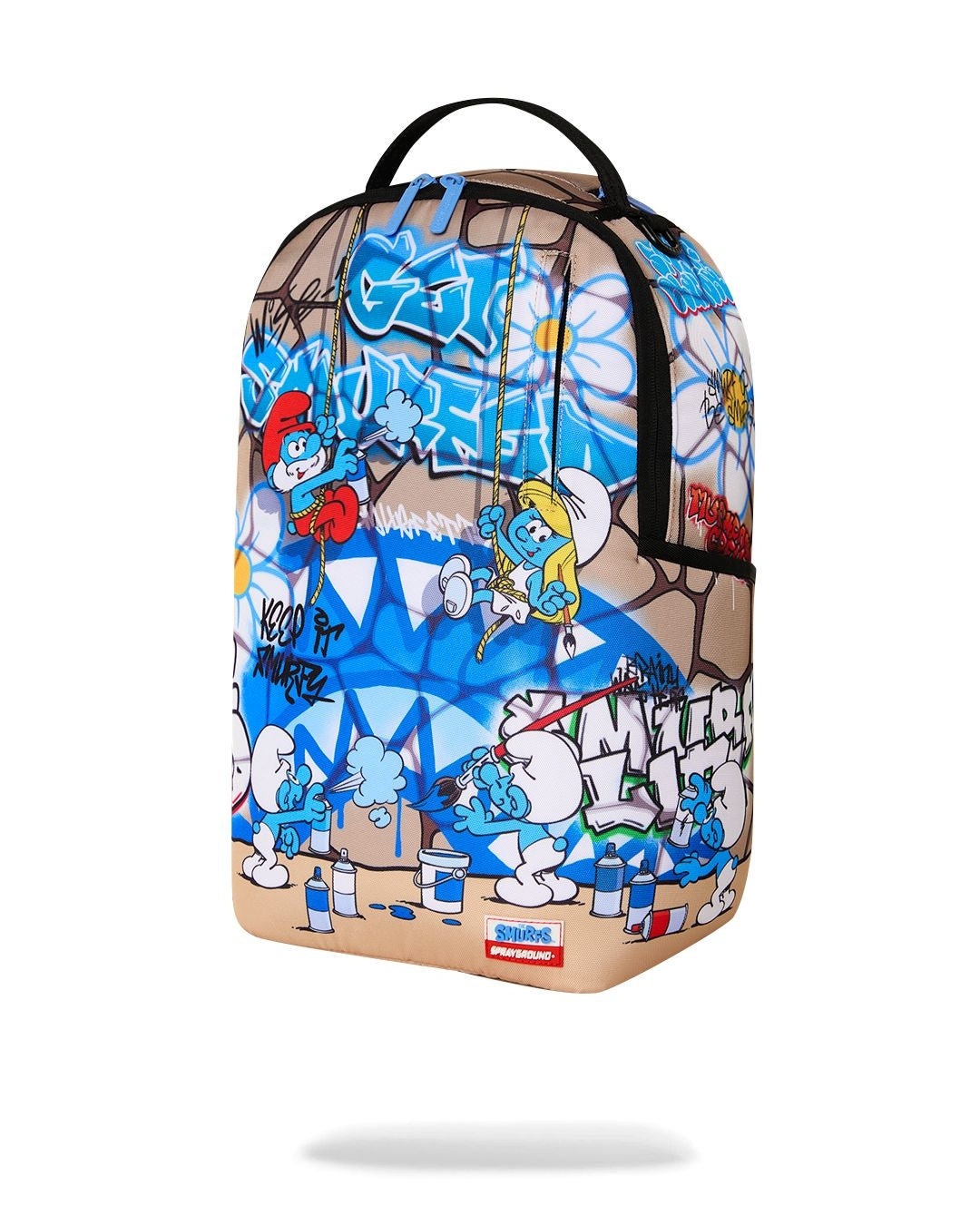 Zaino Sprayground blu SMURFS ART PARTY BACKPACK 