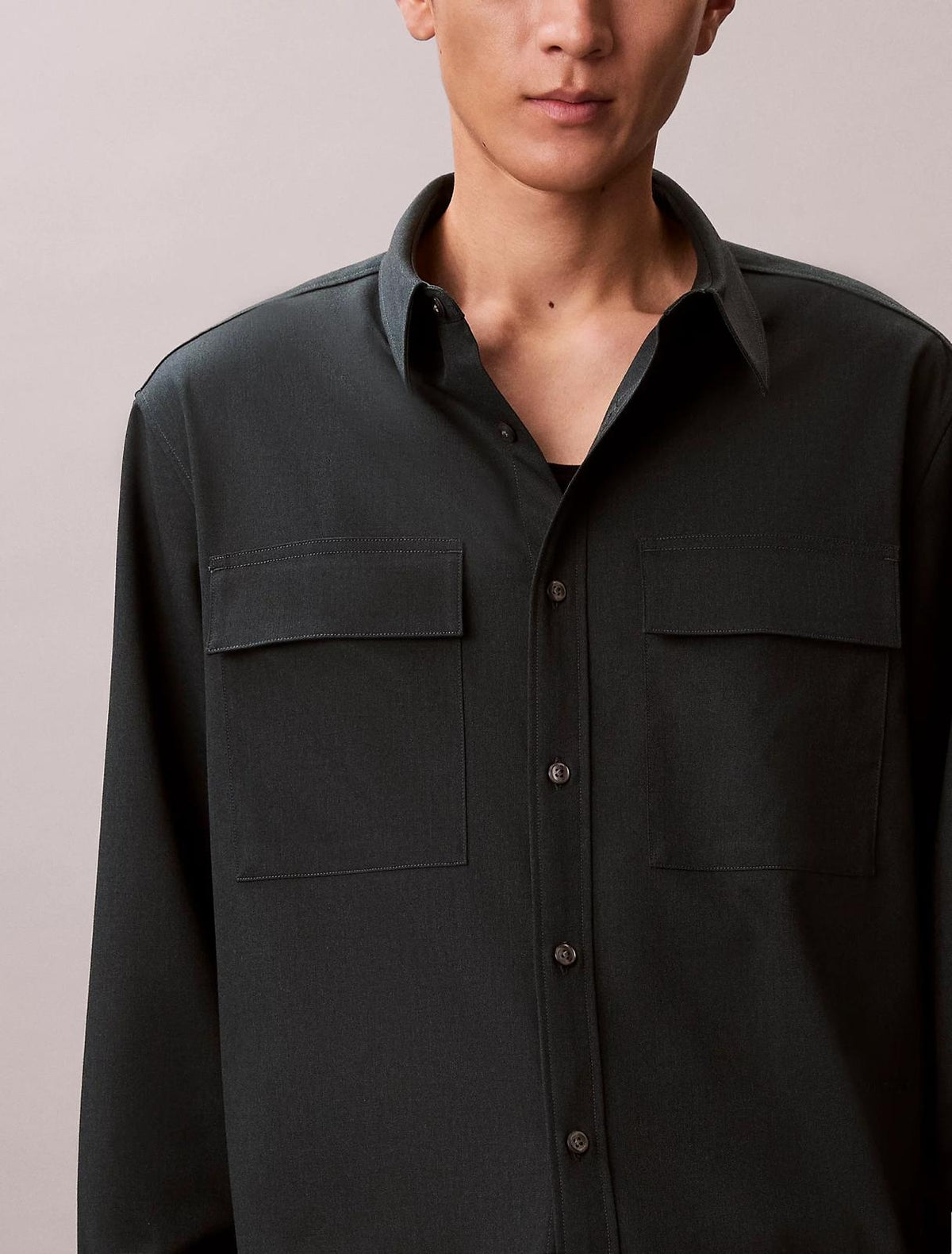 Camicia Calvin Klein "Melange Regular" uomo