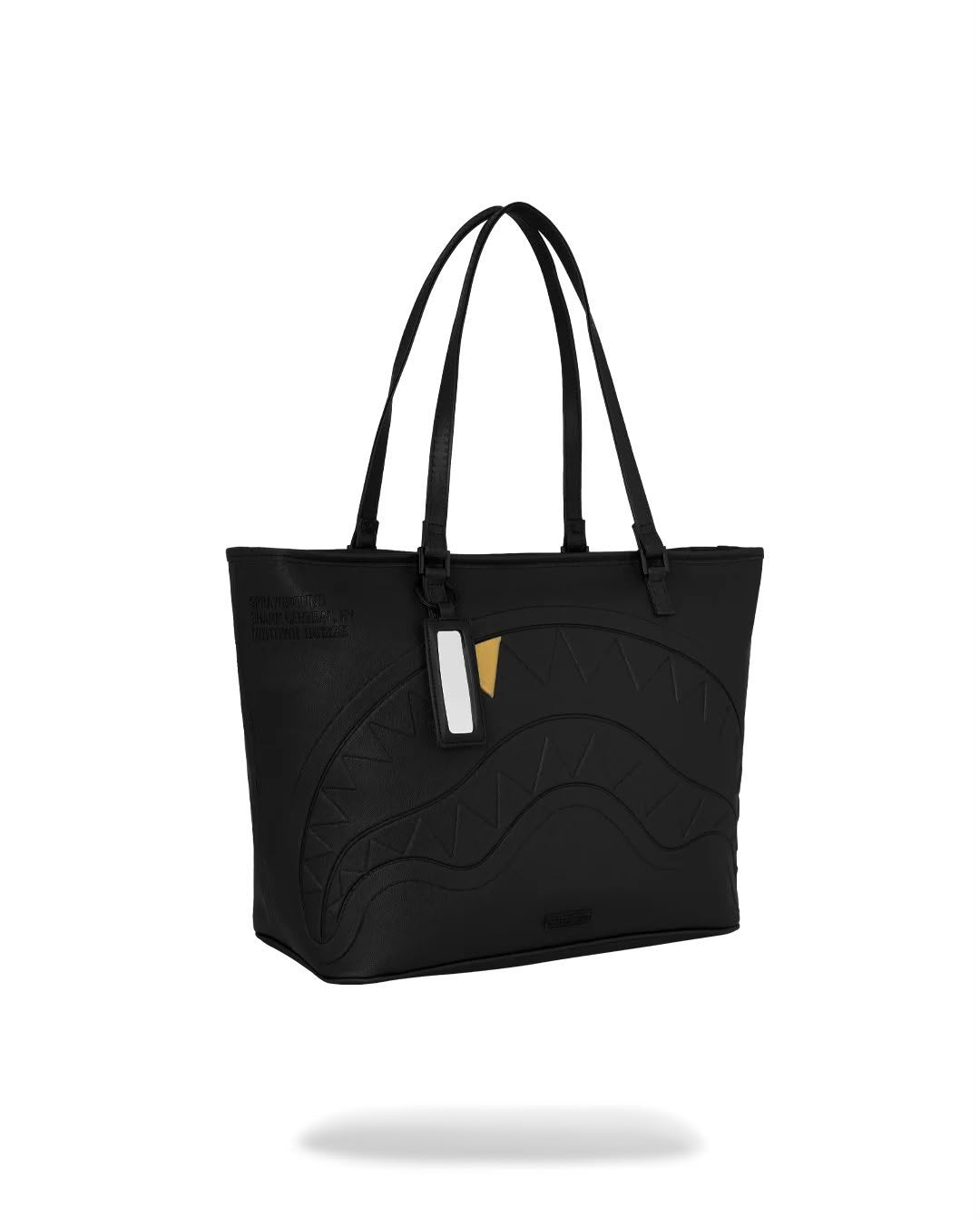 Borsa Sprayground nero BLACKED OUT EMBOSSED GOLD TOOTH TOTE