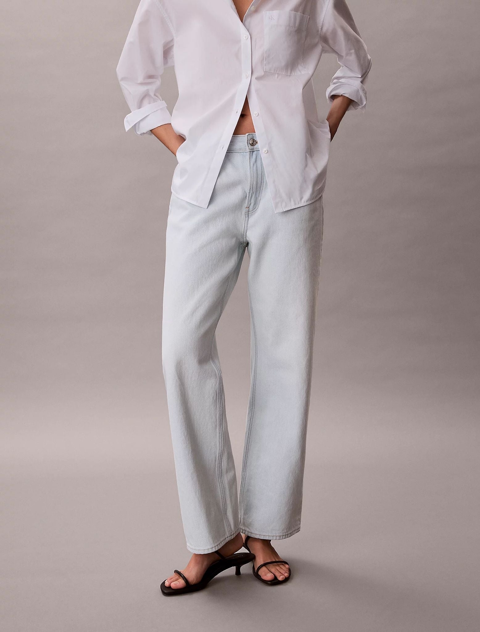 Jeans Calvin Klein 90s straight donna