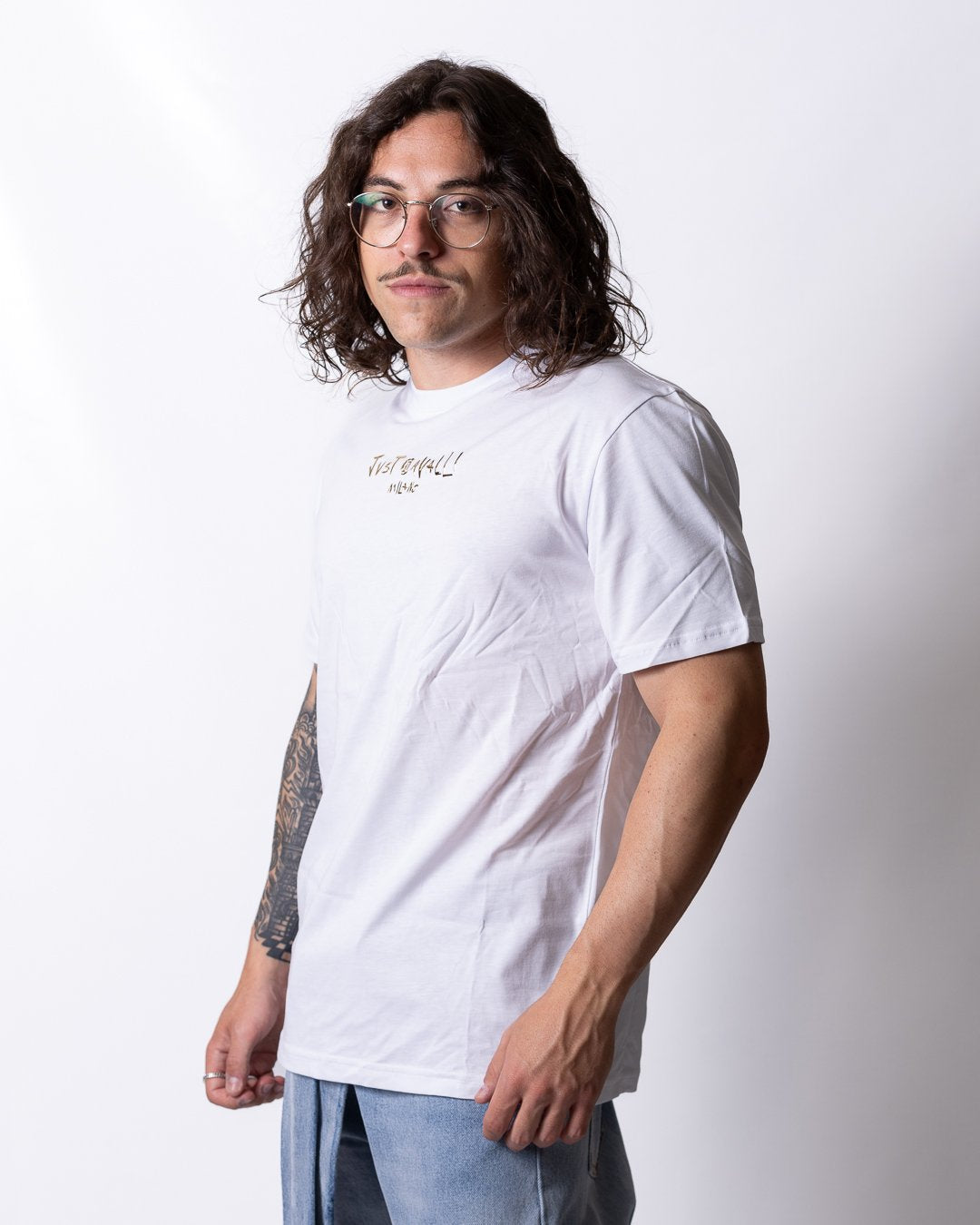 T-Shirt Just Cavalli "Logo Rubber" uomo