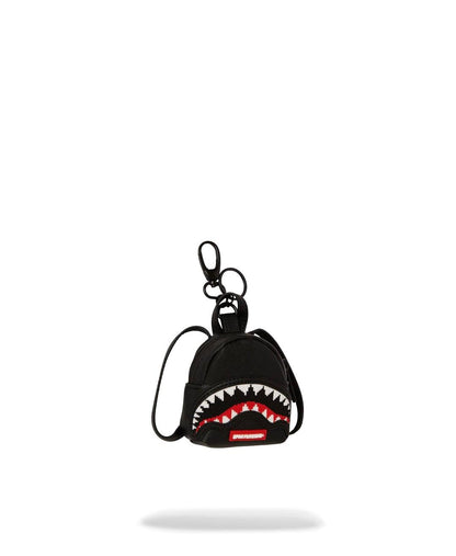 Portachiavi Sprayground nero Fly knit mouth backpack keychain