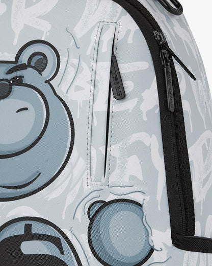 Zaino Sprayground bianco "MONEY BEAR GRAFFITI FLOAT BACKPACK"