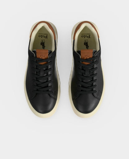 Sneakers Polo Ralph Lauren "Rlite Court Black" uomo