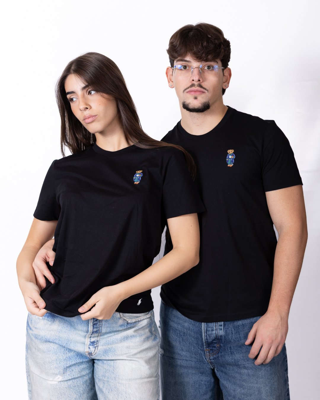 T-shirt Polo Ralph Lauren con iconico "Polo Bear" ricamato