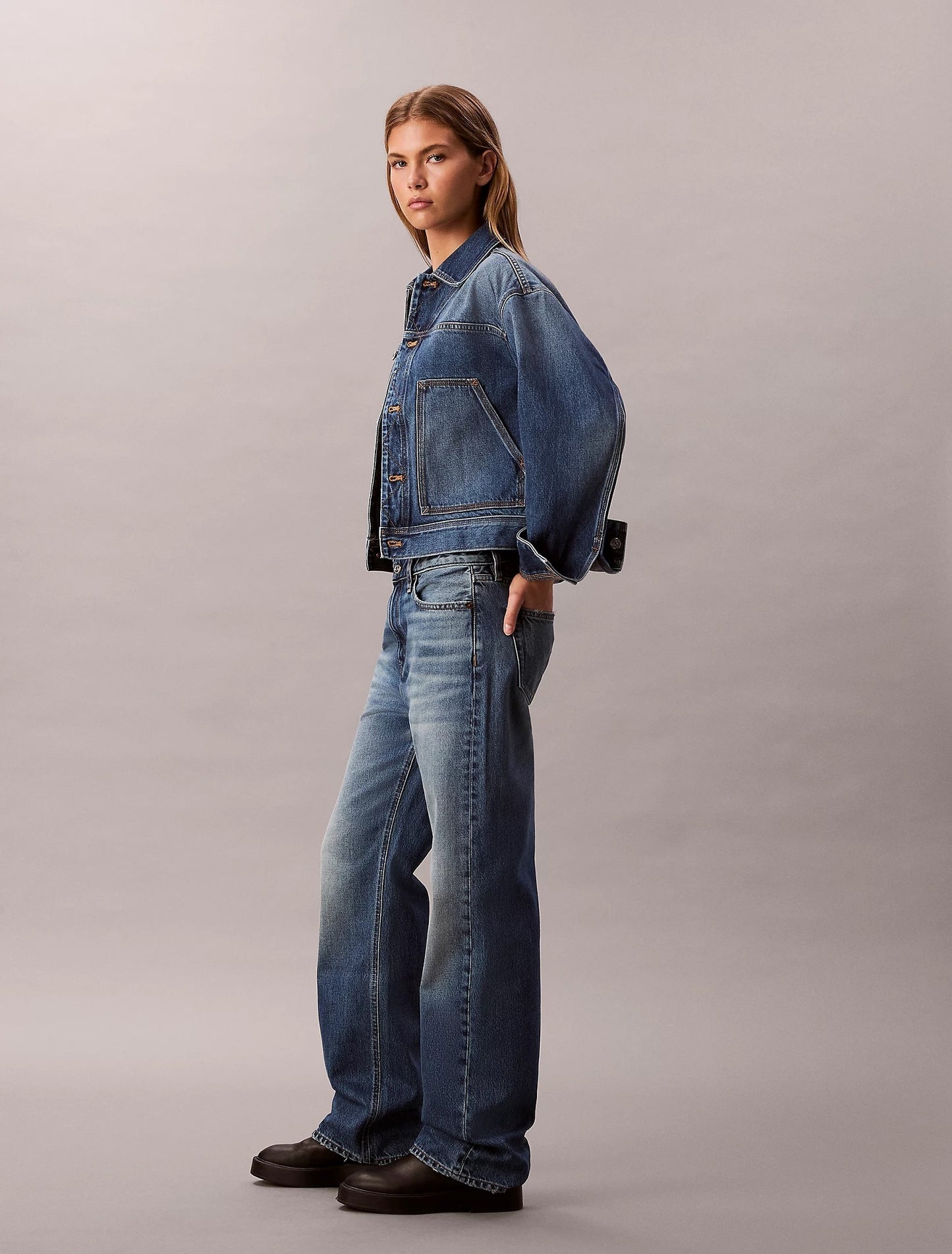 Jeans Calvin Klein "Signature 90s Straight" donna
