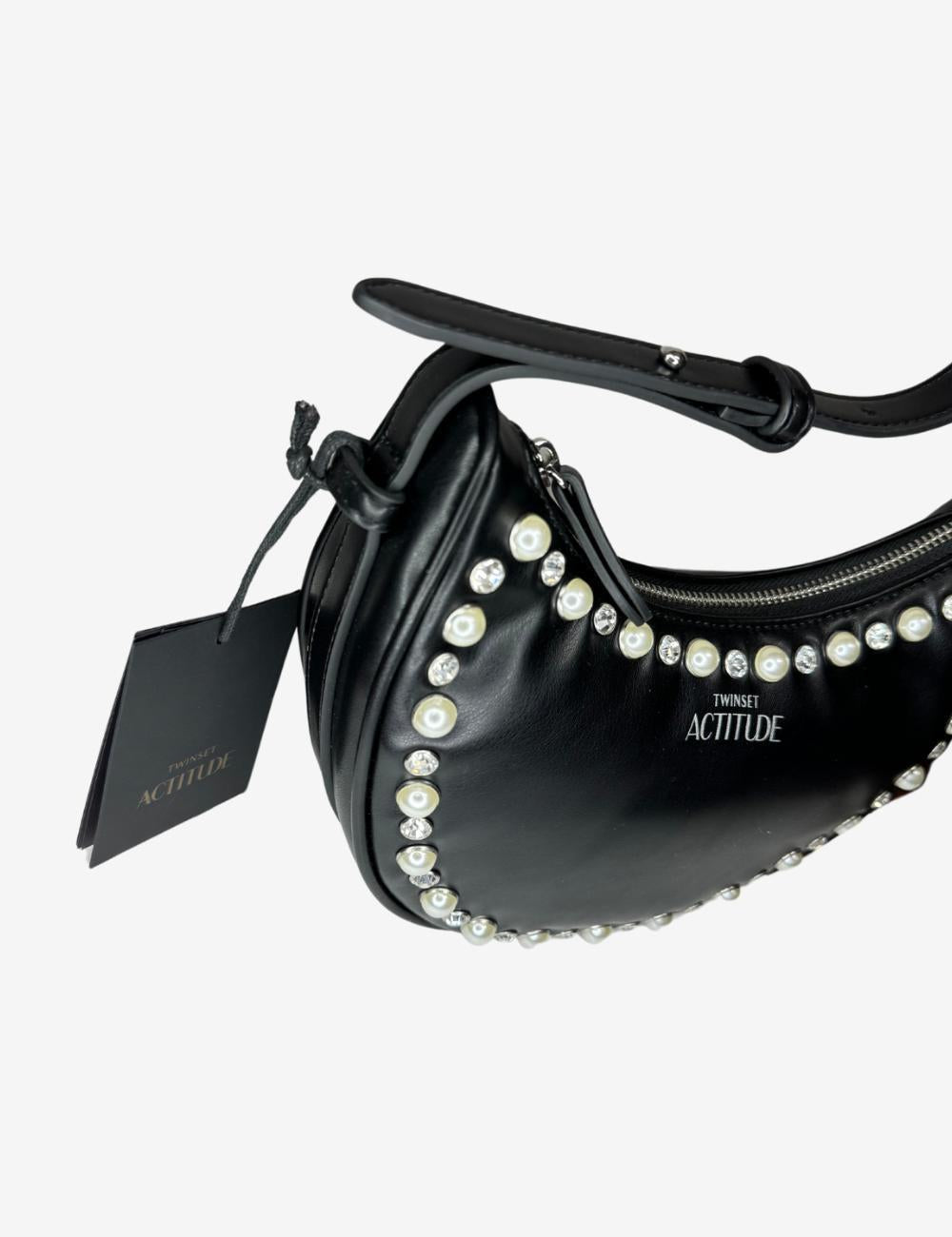 Borsa Twinset Actitude con perline e gioielli donna