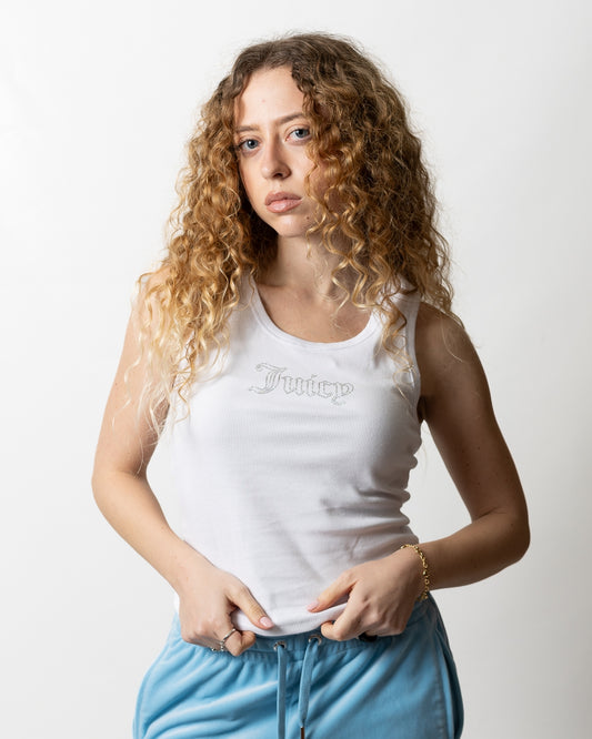 Top Juicy Couture in costina "Racer" donna