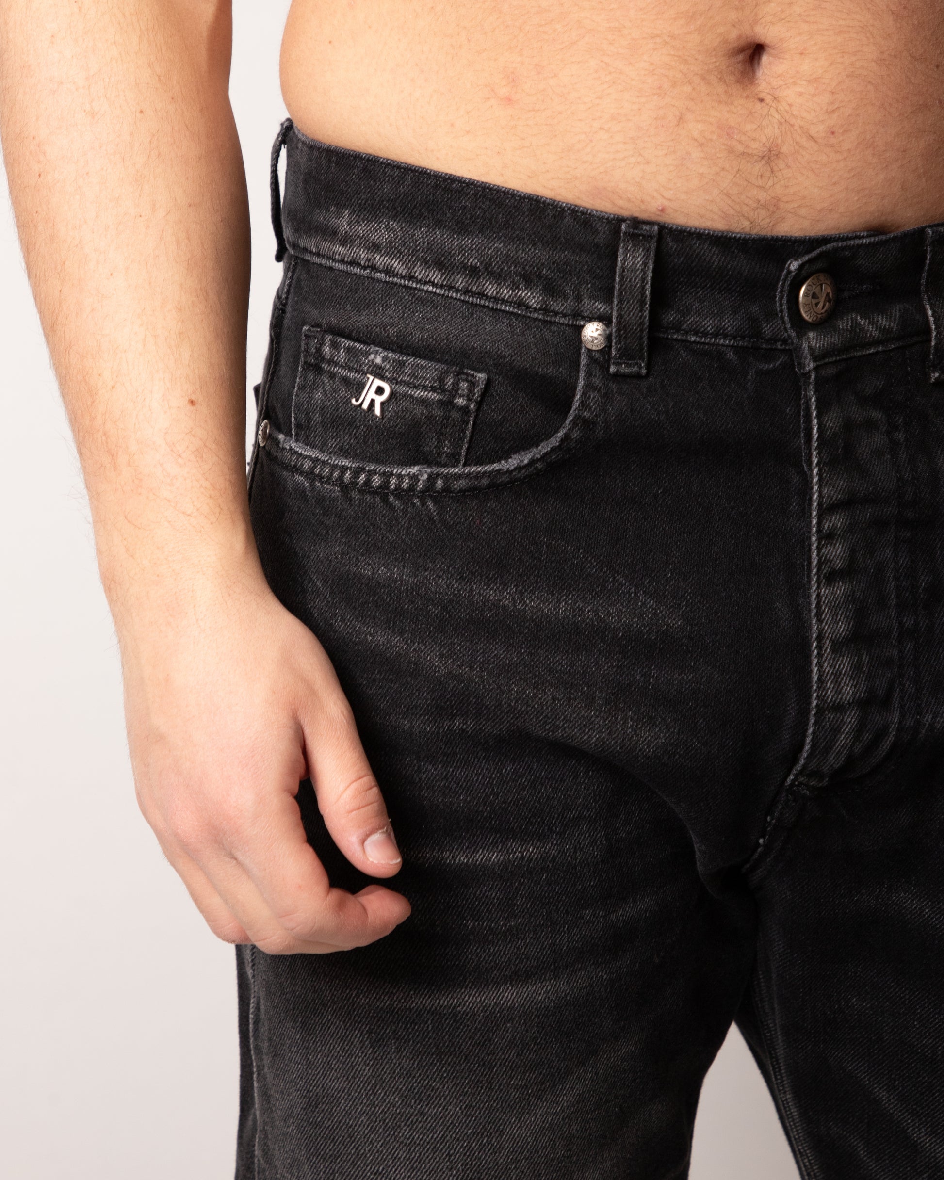 Jeans John Richmond wide leg uomo