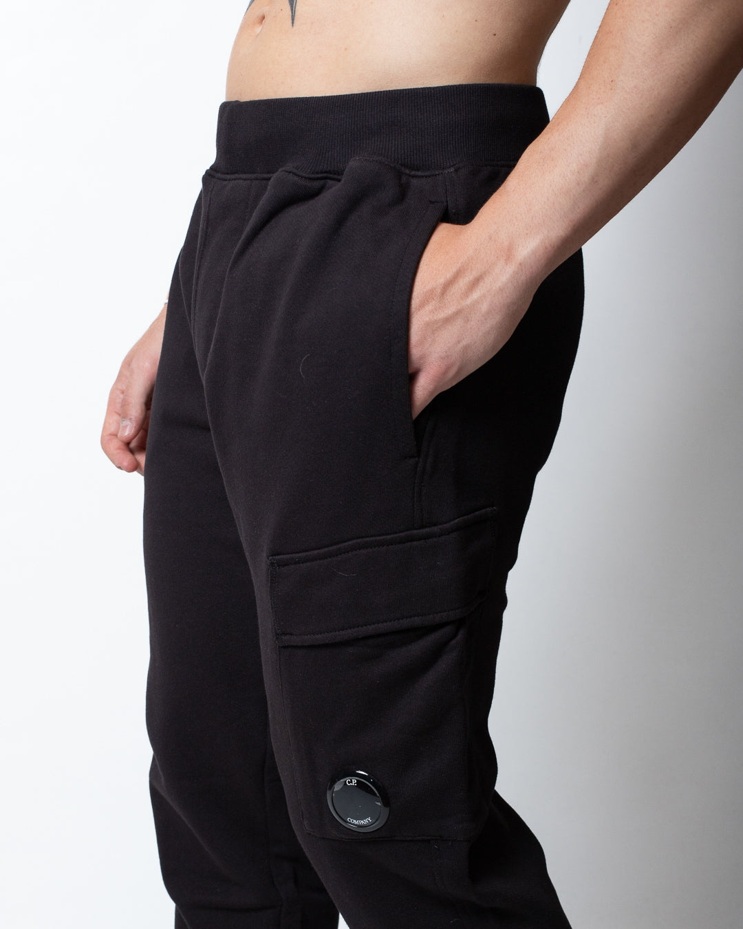 Pantalone C.P. Company cargo in felpa uomo