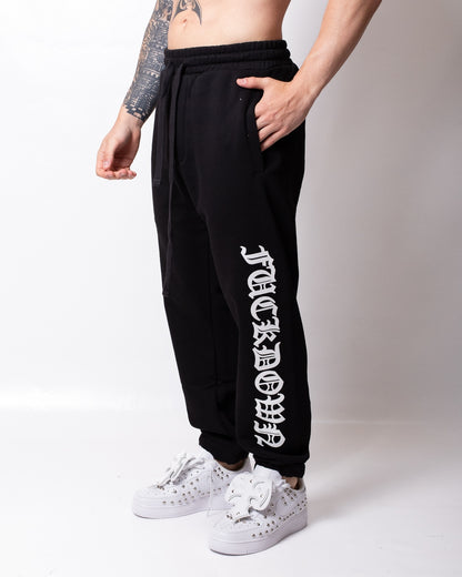 Pantalone Comme des Fuckdown in felpa con stampe uomo