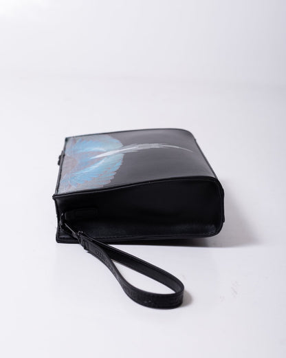 Pochette Marcelo Burlon in ecopelle "Icon Wings"